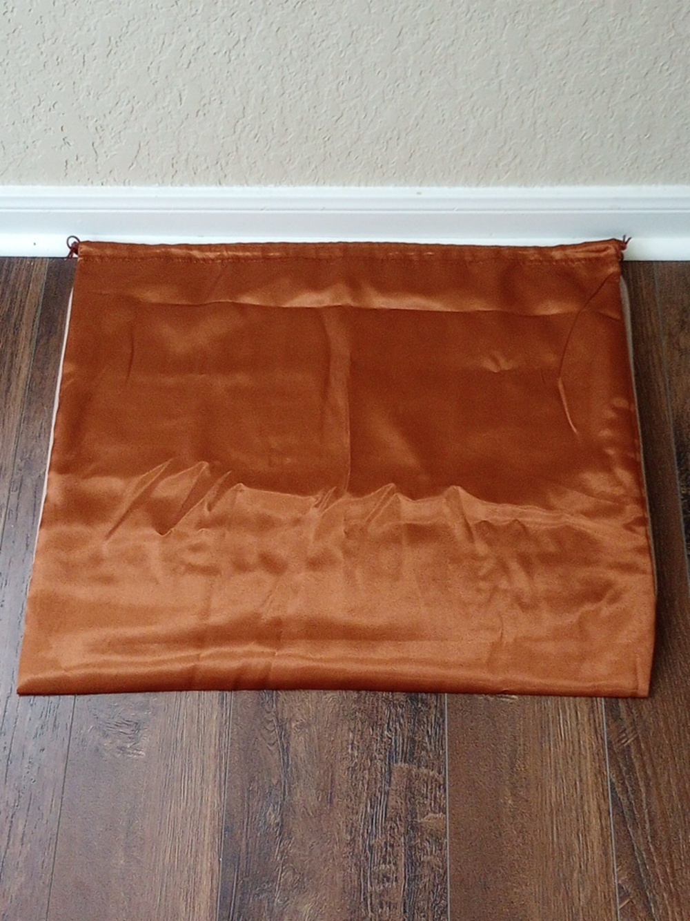 Sateen Copper Bronze Drawstring Dust Bag - Picture 3 of 4